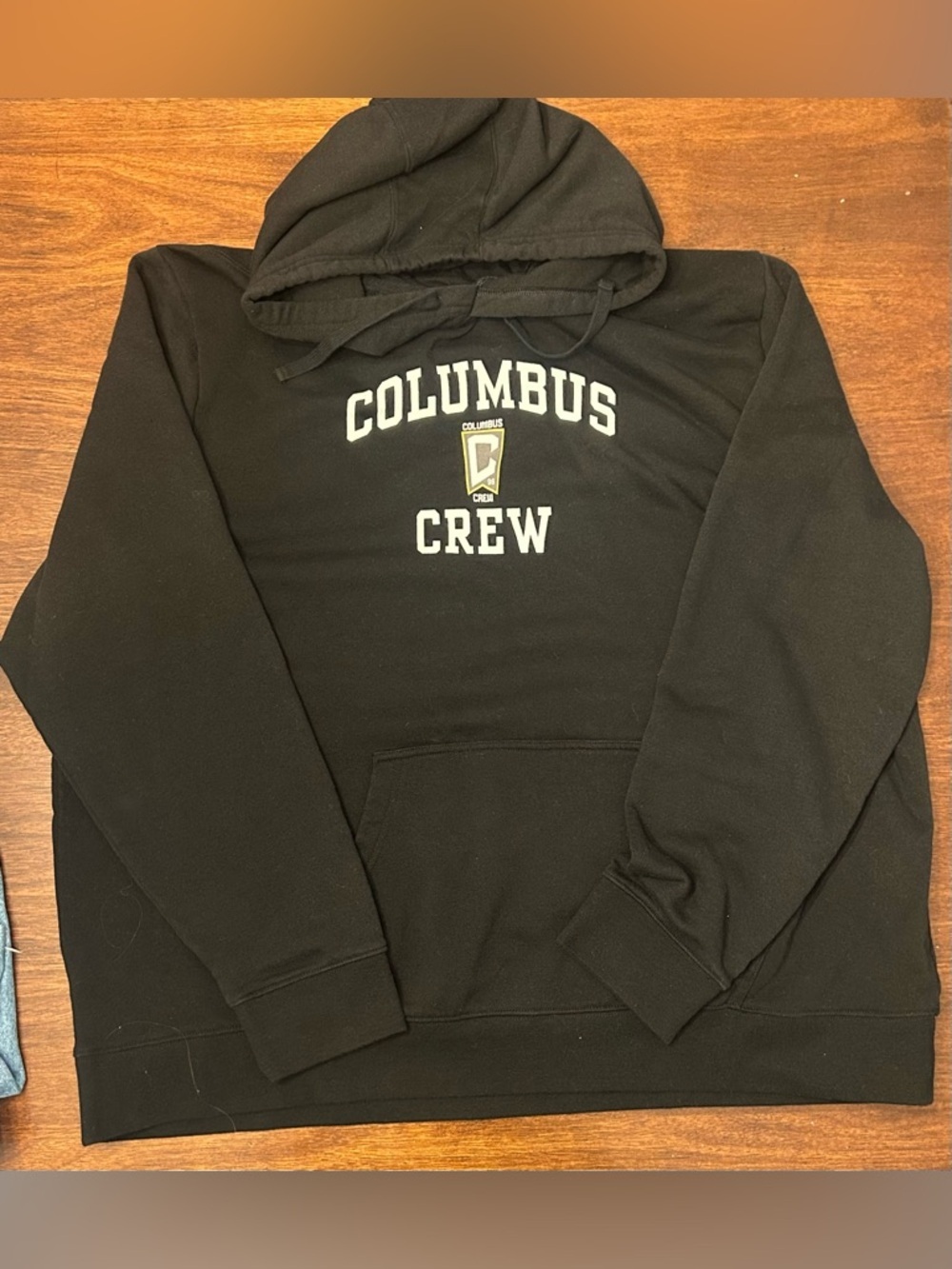 Fanatics Columbus Crew Black Hoodie with Front Crest